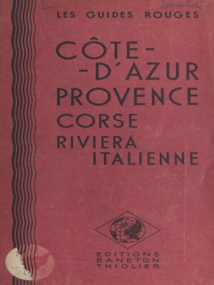 cover image of Côte-d'Azur, Provence, Corse, Riviera italienne